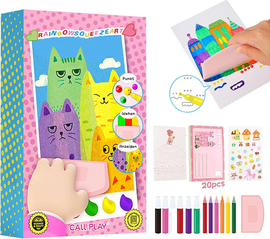 🎅20Pcs DIY Rainbow Scratch Art（limited-time discount）