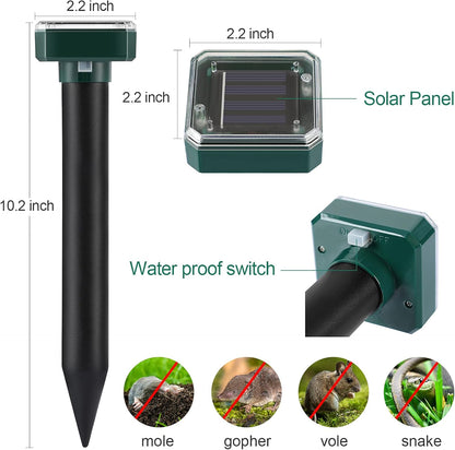 Mole Repellent Solar Powered