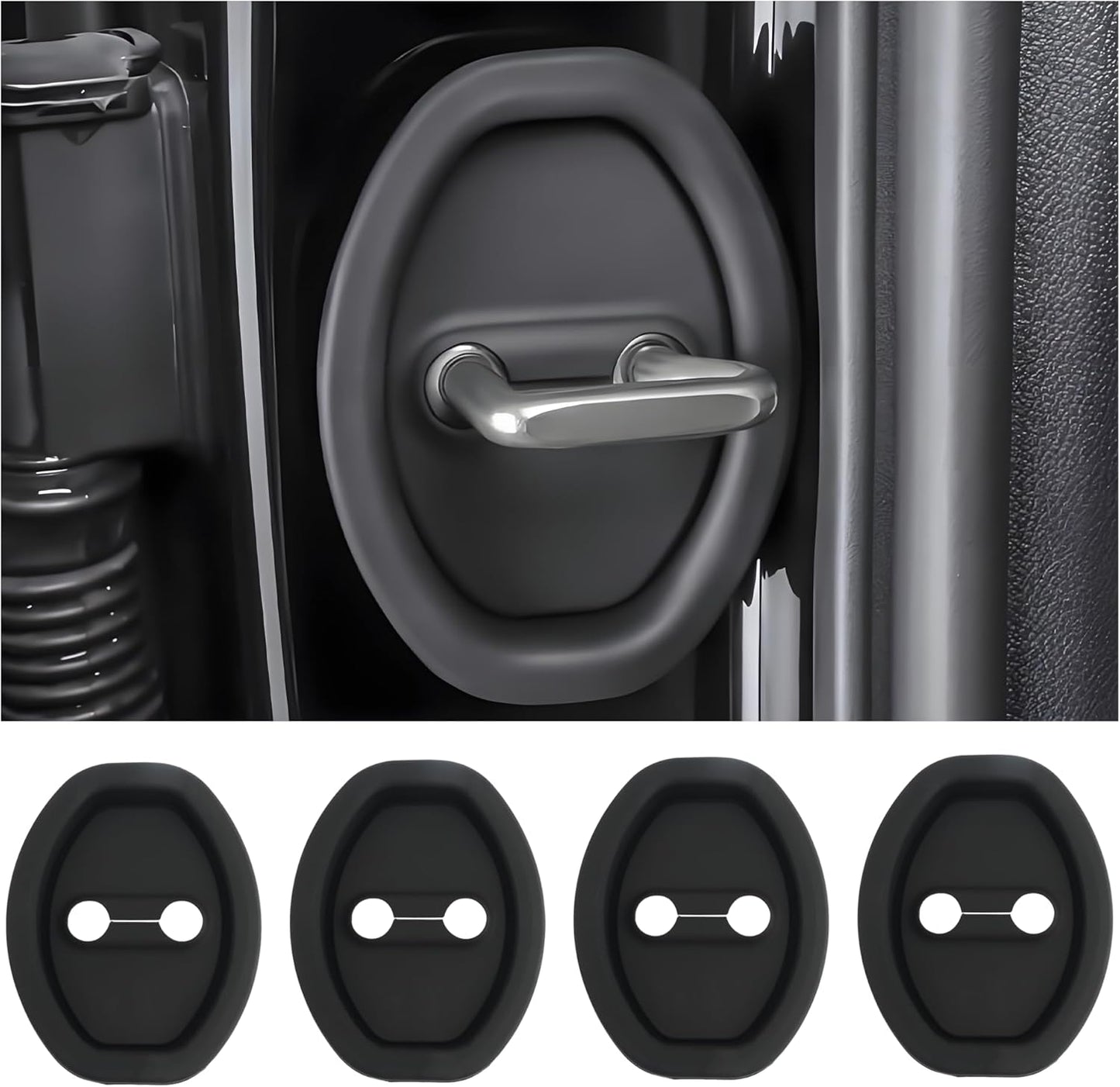 4PCS Door Latch Lock Cover