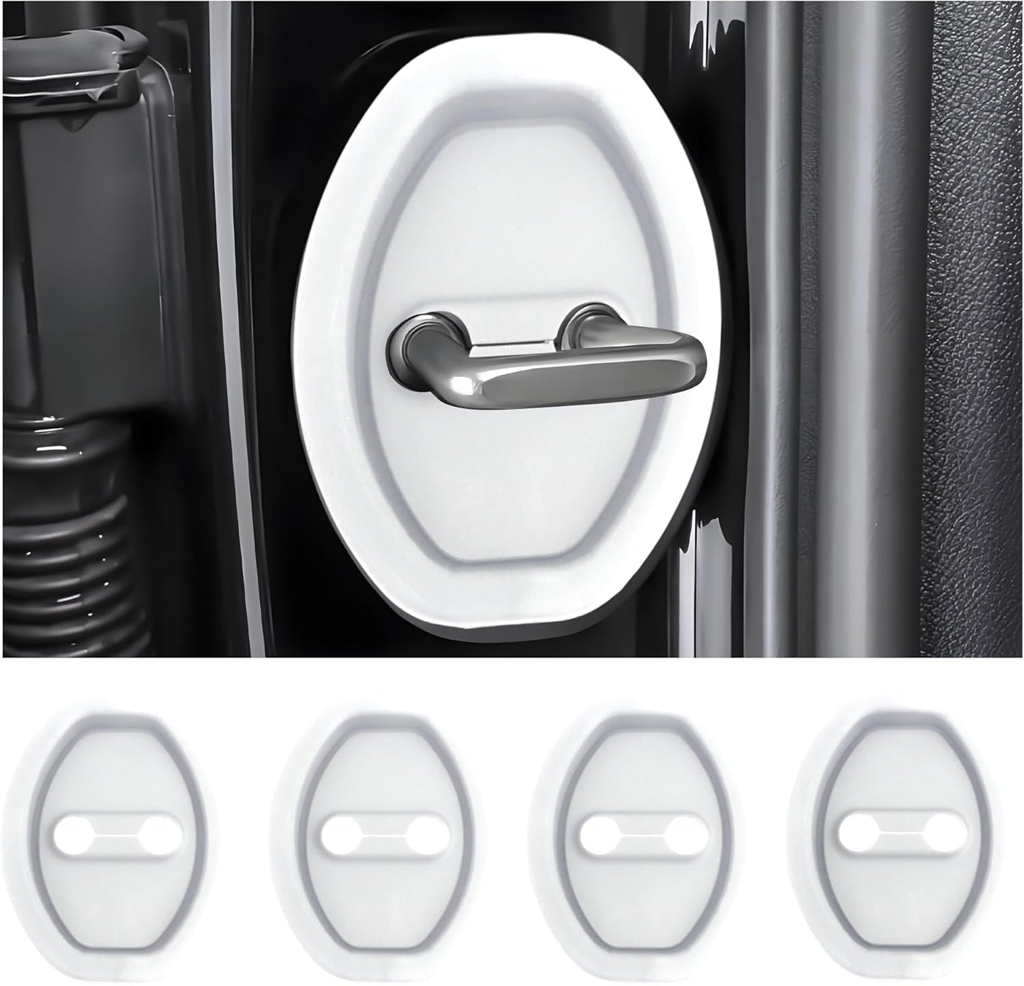 4PCS Door Latch Lock Cover