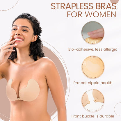 Invisible Diva Strapless Backless Push up Bra（limited-time discount）