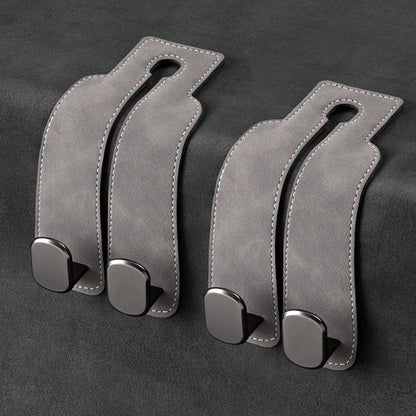TwinHook Leather Car Headrest Hangers（limited time）