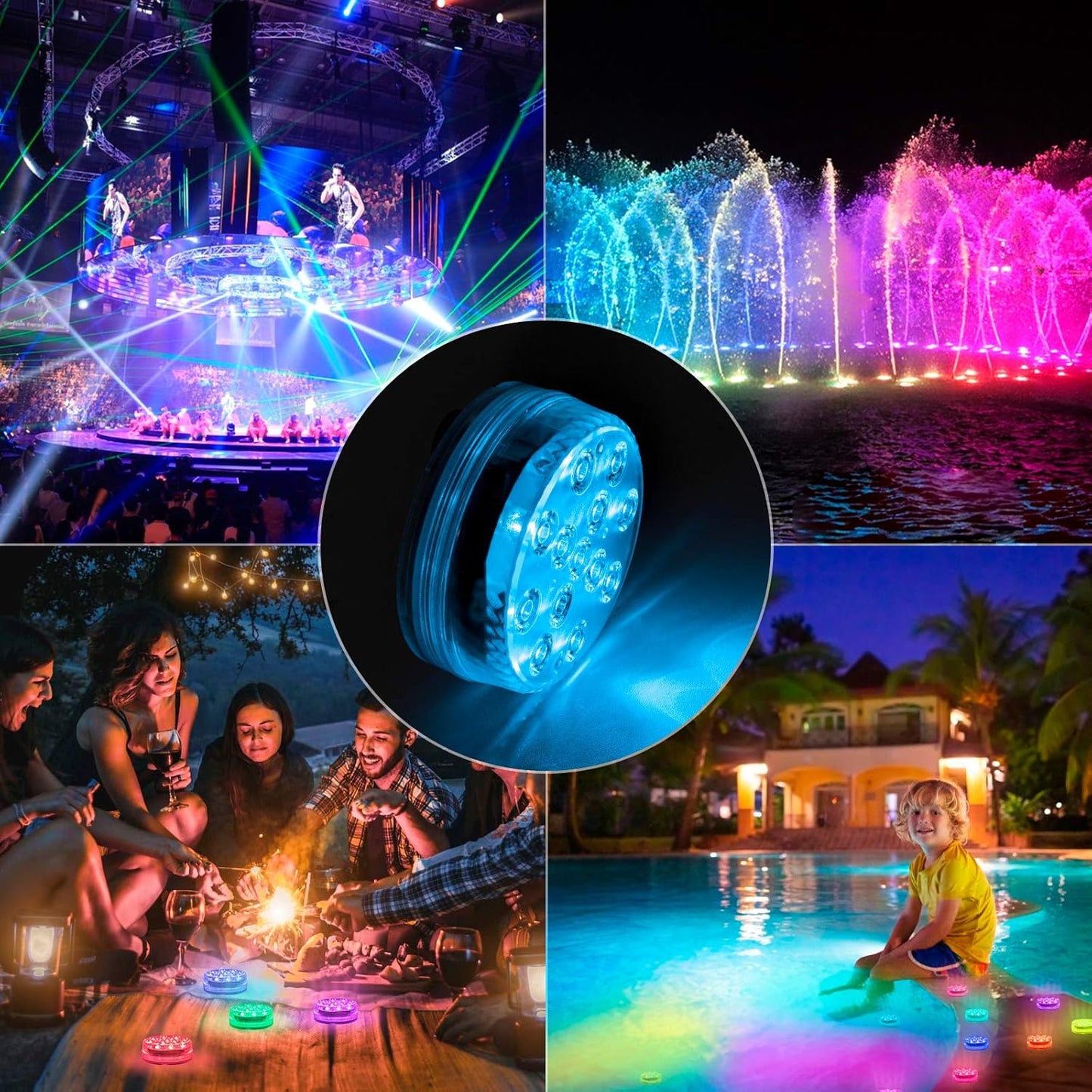 Submersible LED Lights with Remote
