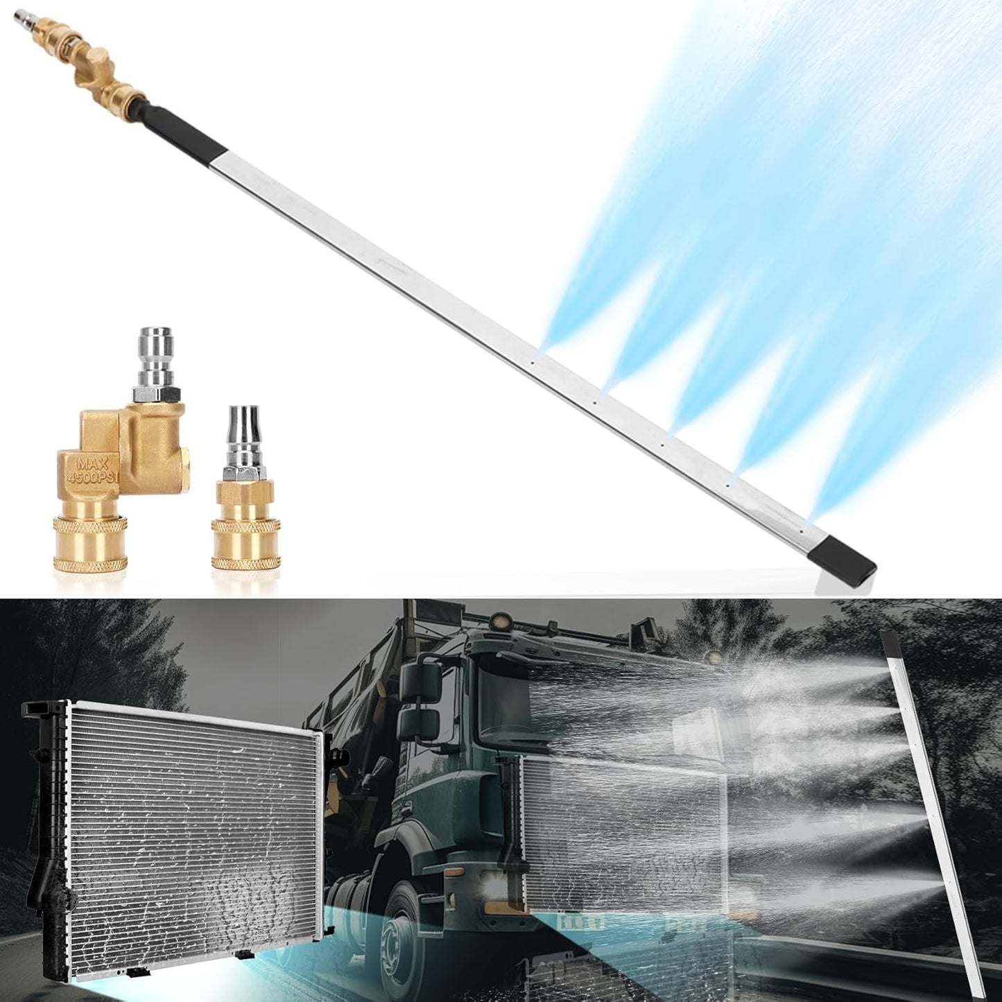 24''Portable Radiator Cleaning Wand