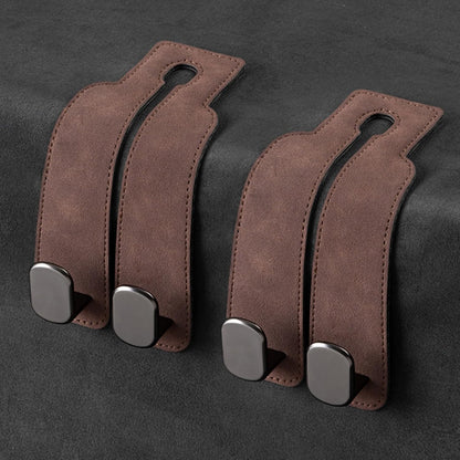 TwinHook Leather Car Headrest Hangers（limited time）