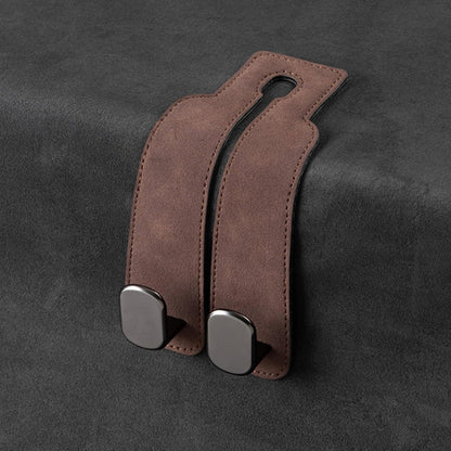 TwinHook Leather Car Headrest Hangers（limited time）