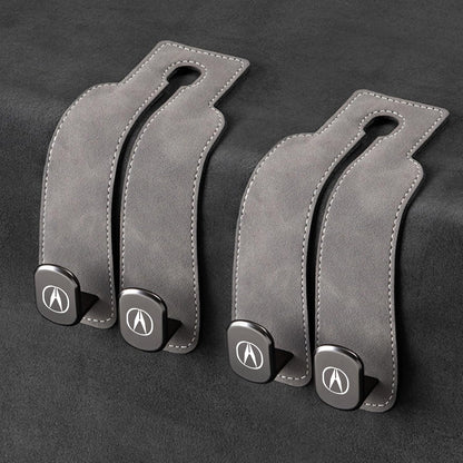 TwinHook Leather Car Headrest Hangers（limited time）
