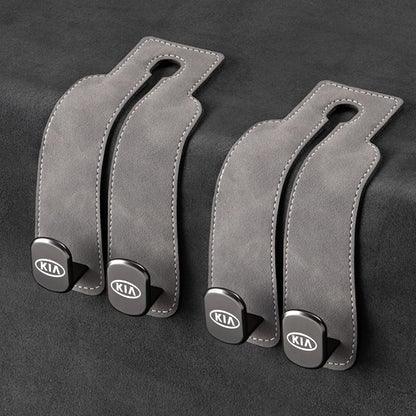 TwinHook Leather Car Headrest Hangers（limited time）