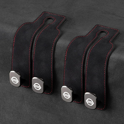 TwinHook Leather Car Headrest Hangers（limited time）