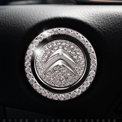 Bling Car Engine Start Button Cover