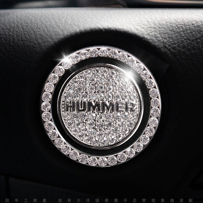 Bling Car Engine Start Button Cover