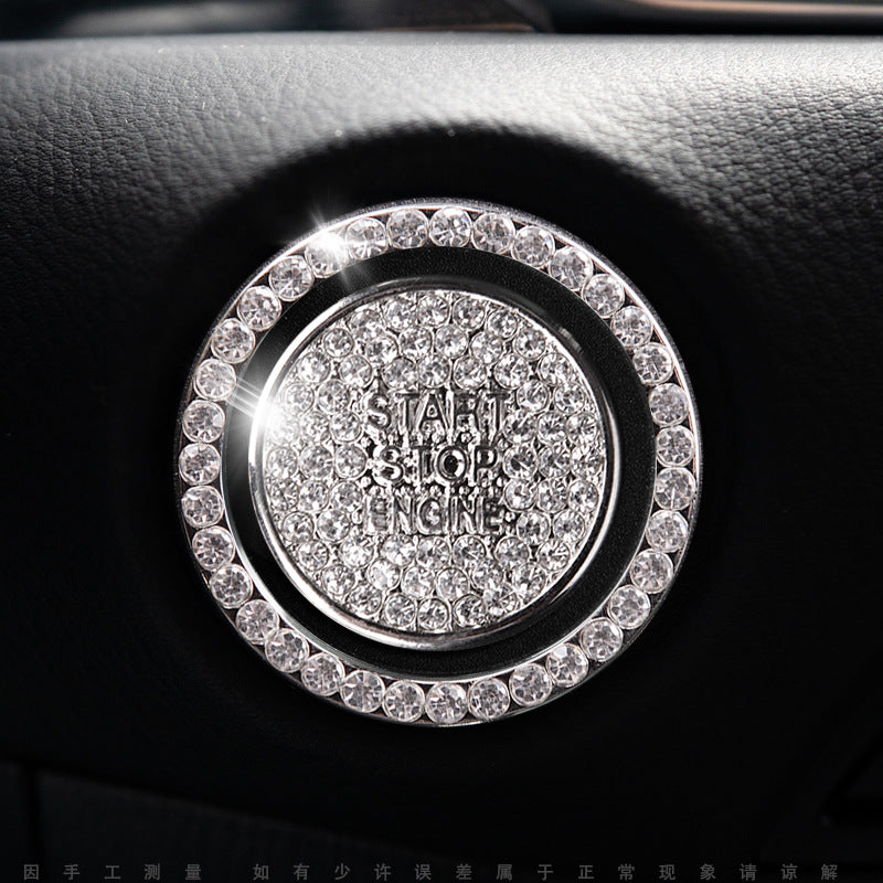 Bling Car Engine Start Button Cover