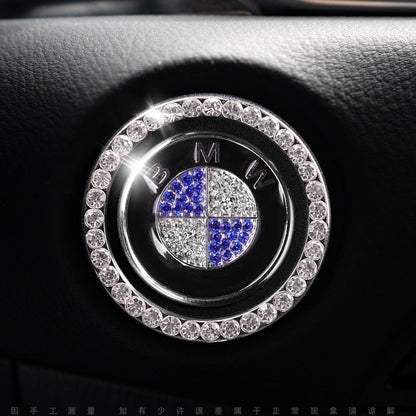 Bling Car Engine Start Button Cover