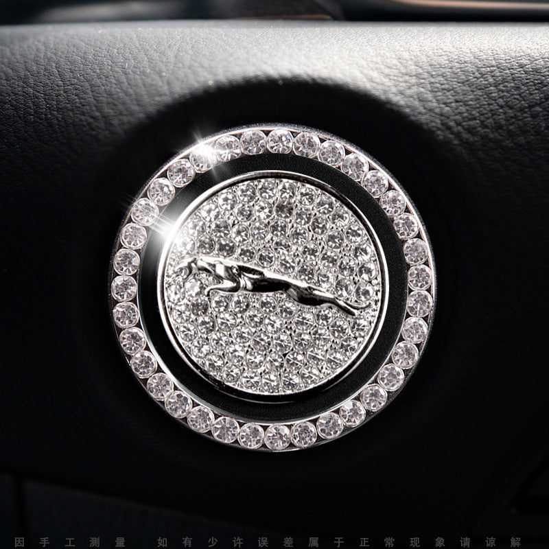 Bling Car Engine Start Button Cover