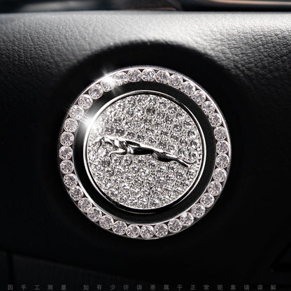 Bling Car Engine Start Button Cover