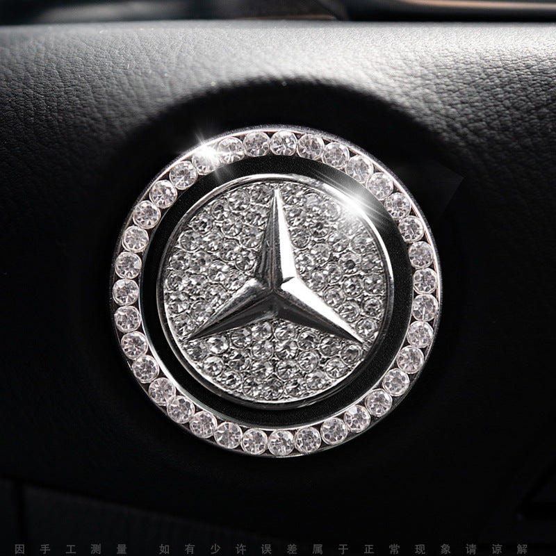 Bling Car Engine Start Button Cover