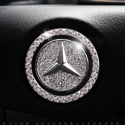 Bling Car Engine Start Button Cover