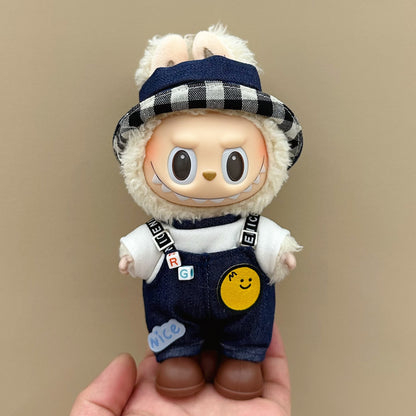 Labubu baby clothes 17cm rabub clothes blind box doll skirt set cute dress-up toys cross-border wholesale