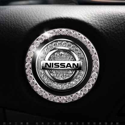 Bling Car Engine Start Button Cover