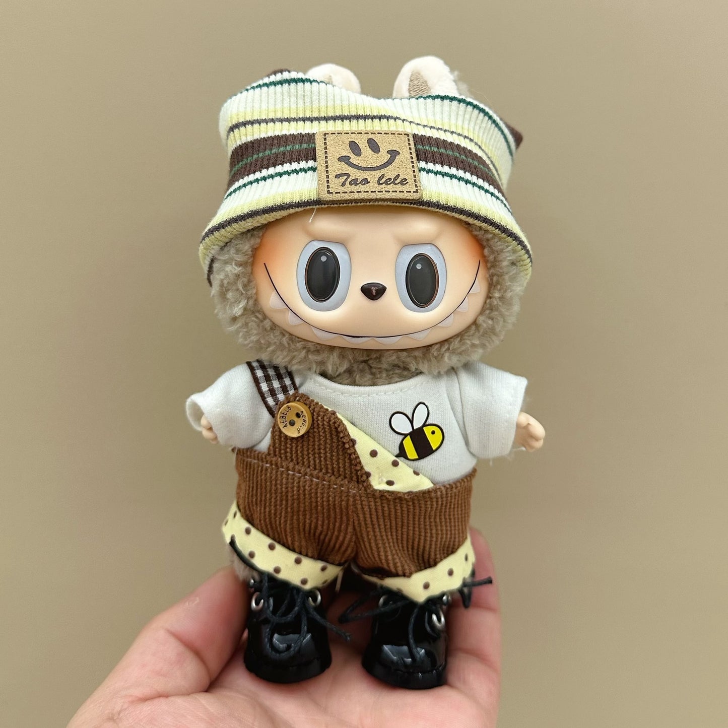 Labubu baby clothes 17cm rabub clothes blind box doll skirt set cute dress-up toys cross-border wholesale