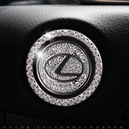 Bling Car Engine Start Button Cover