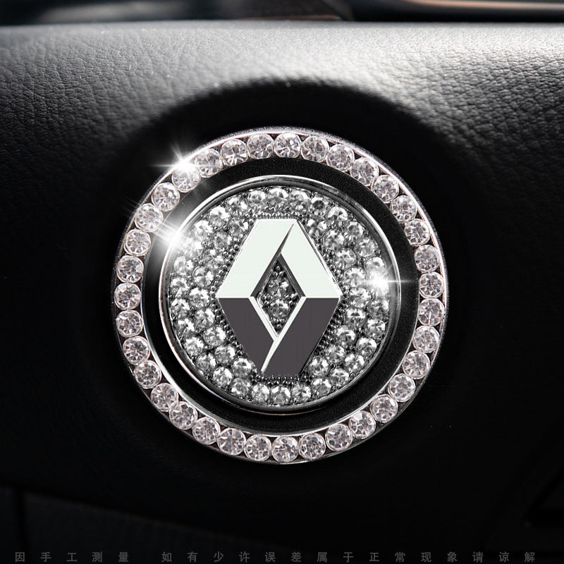 Bling Car Engine Start Button Cover