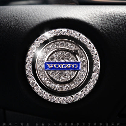 Bling Car Engine Start Button Cover