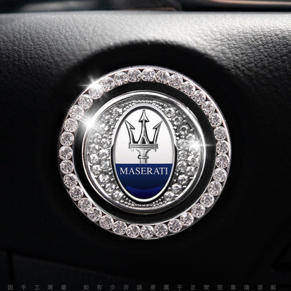 Bling Car Engine Start Button Cover