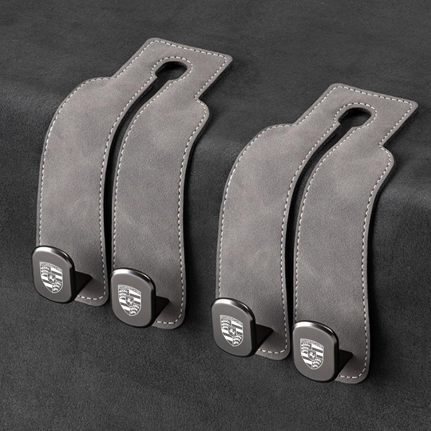 TwinHook Leather Car Headrest Hangers（limited time）
