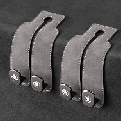 TwinHook Leather Car Headrest Hangers（limited time）