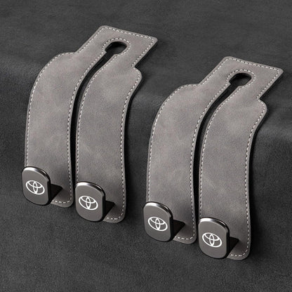 TwinHook Leather Car Headrest Hangers（limited time）