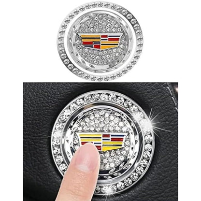 Bling Car Engine Start Button Cover