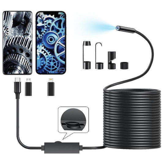 Endoscope Camera with Light for iPhone and Android