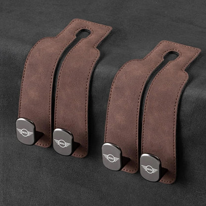 TwinHook Leather Car Headrest Hangers（limited time）